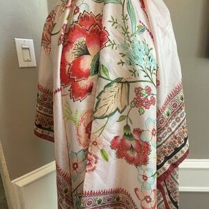 NWOT - Johnny Was Silk Scarf